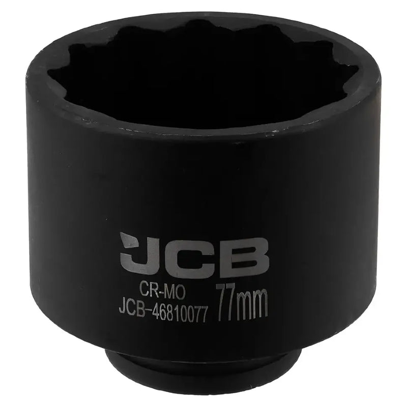 Lång 12-kants slaghylsa 77 mm med 3/4" fyrkantsfäste