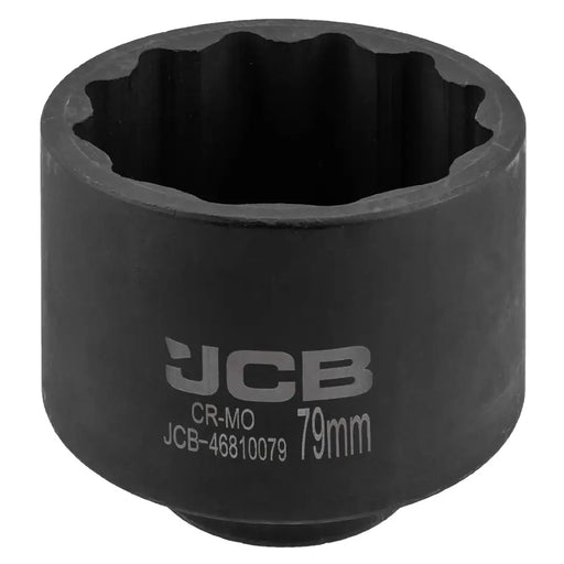 Lång 12-kants slaghylsa 79 mm med 3/4" fyrkantsfäste