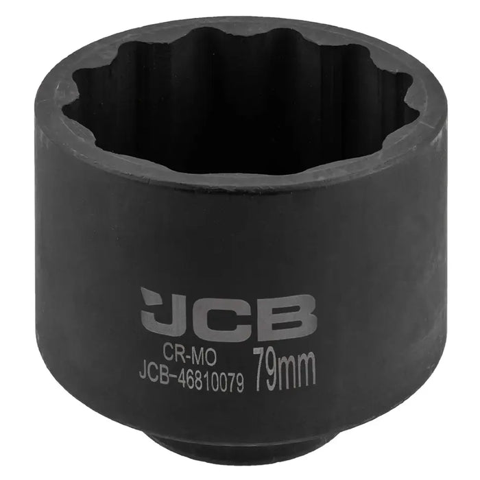 Lång 12-kants slaghylsa 79 mm med 3/4" fyrkantsfäste