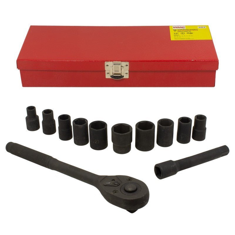 Krafthylssats 1/2", 12 delar (10-24mm) - Forsage Sweden