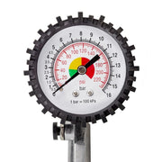 Luftpåfyllare med manometer, 16 bar - Forsage Sweden