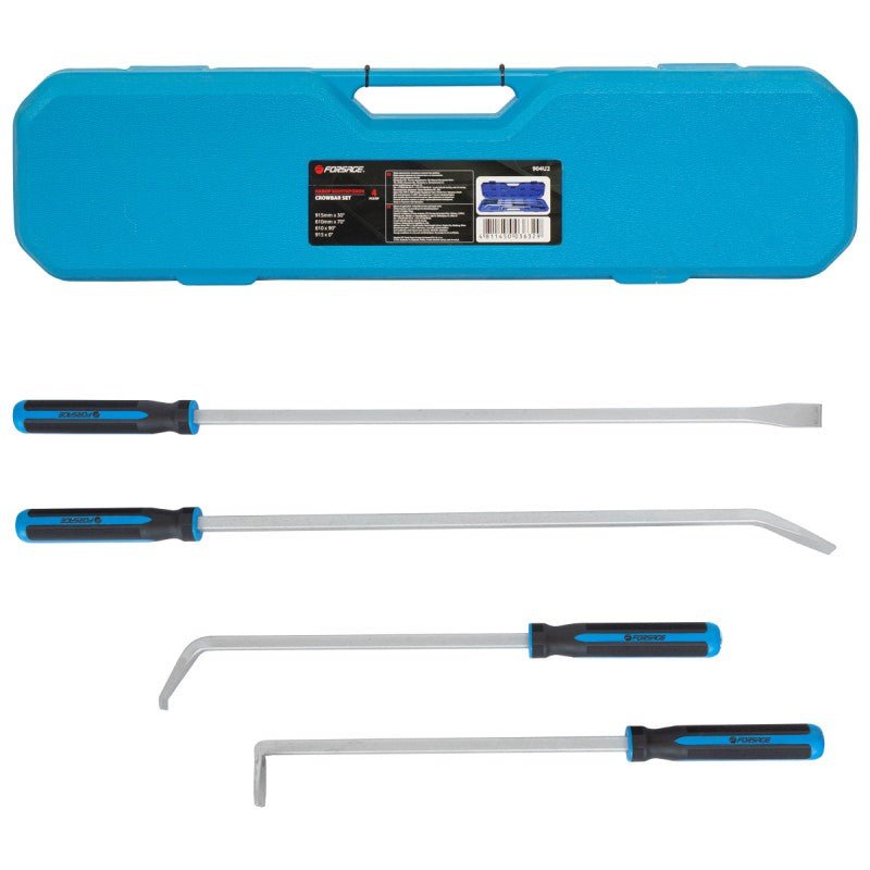 Brytjärnssats i arbete – perfekt för däckmontering, demontering och justering av fastsittande delar