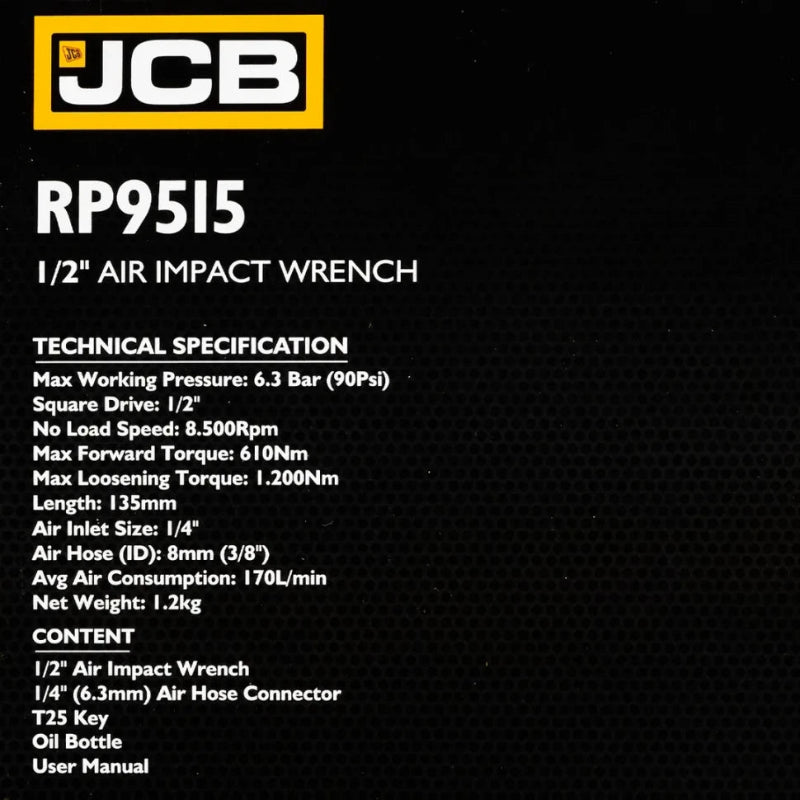 Teknisk specifikation på förpackningens baksida