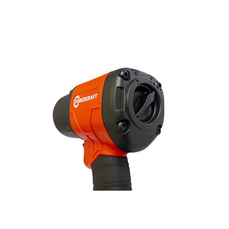 Justera enkelt kraften direkt på baksidan av mutterdragaren – anpassa vridmomentet efter uppgiften för maximal kontroll och precision.