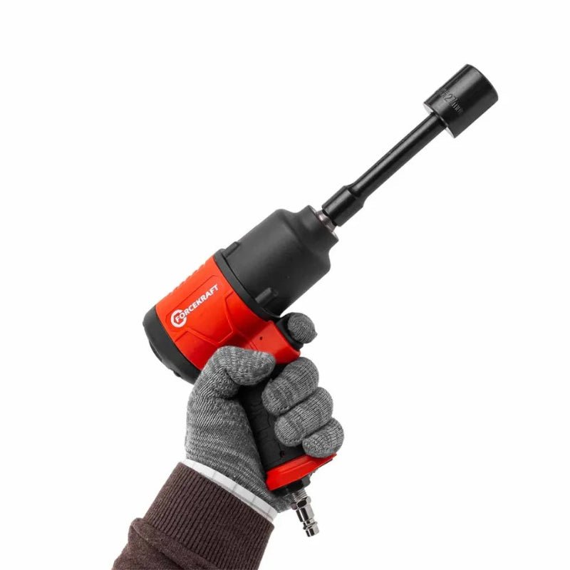 Förlängare: 125 mm förlängare gör det lättare att komma åt i trånga utrymmen.