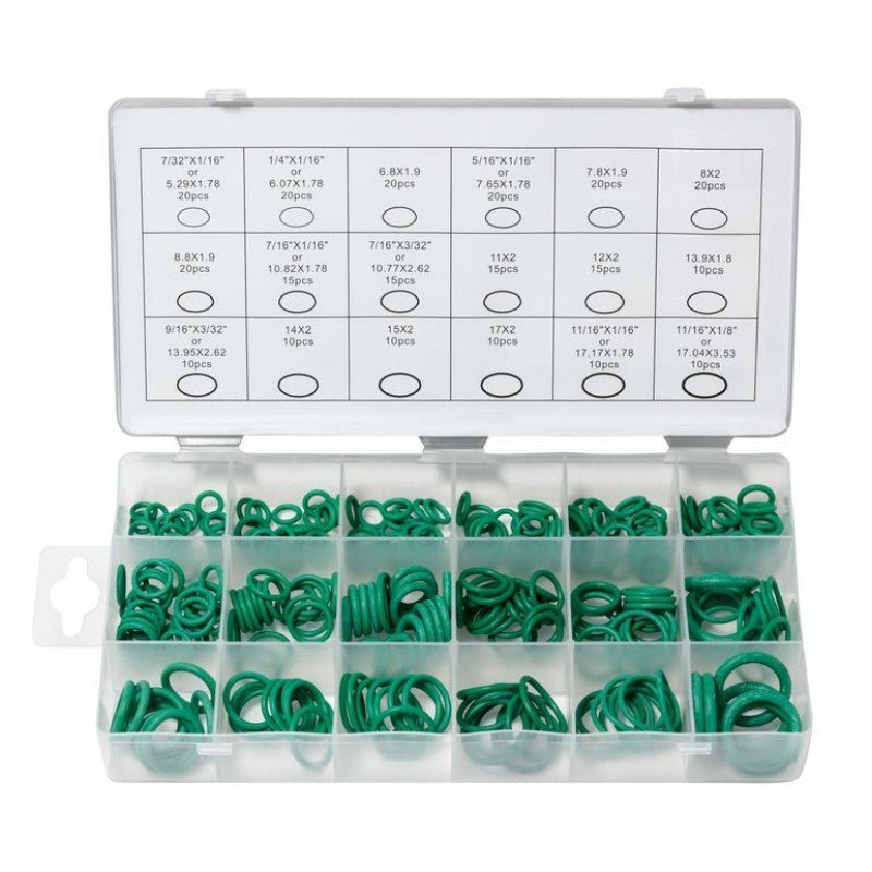 O-ringar gröna luftkonditionering, 270 delar - Forsage Sweden