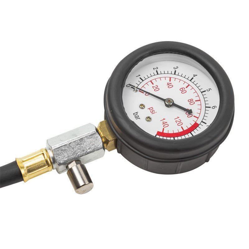 Oljetrycksmätare med gängadaptrar, 0-10 Bar - Forsage Sweden