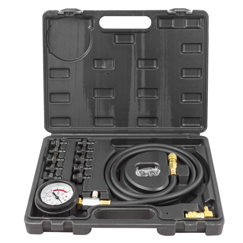 Oljetrycksmätare med gängadaptrar, 0-10 Bar - Forsage Sweden