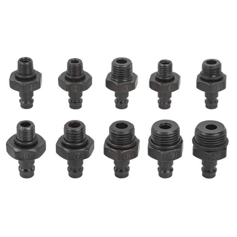 Oljetrycksmätare med gängadaptrar, 0-10 Bar - Forsage Sweden