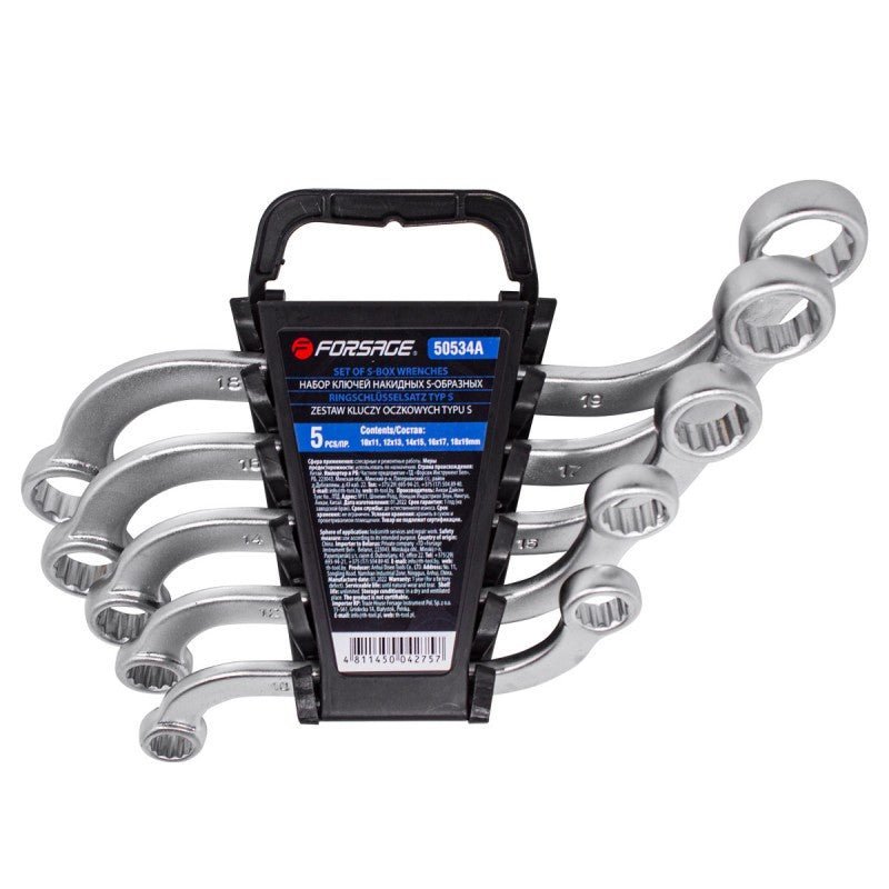 S-typ ringnycklar, 5 delar - Forsage Sweden