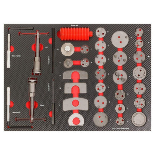 Sats bromskolvsverktyg, 35 delar - Forsage Sweden