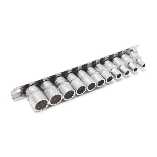 Sats små hylsor 1/4", 11 delar (4-13mm) - Forsage Sweden