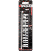 Sats små hylsor 1/4", 11 delar (4-13mm) - Forsage Sweden