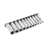 Sats små hylsor 1/4", 11 delar (4-13mm) - Forsage Sweden