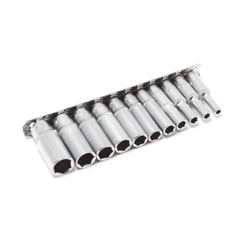 Sats små hylsor 1/4", 11 delar (4-13mm) - Forsage Sweden