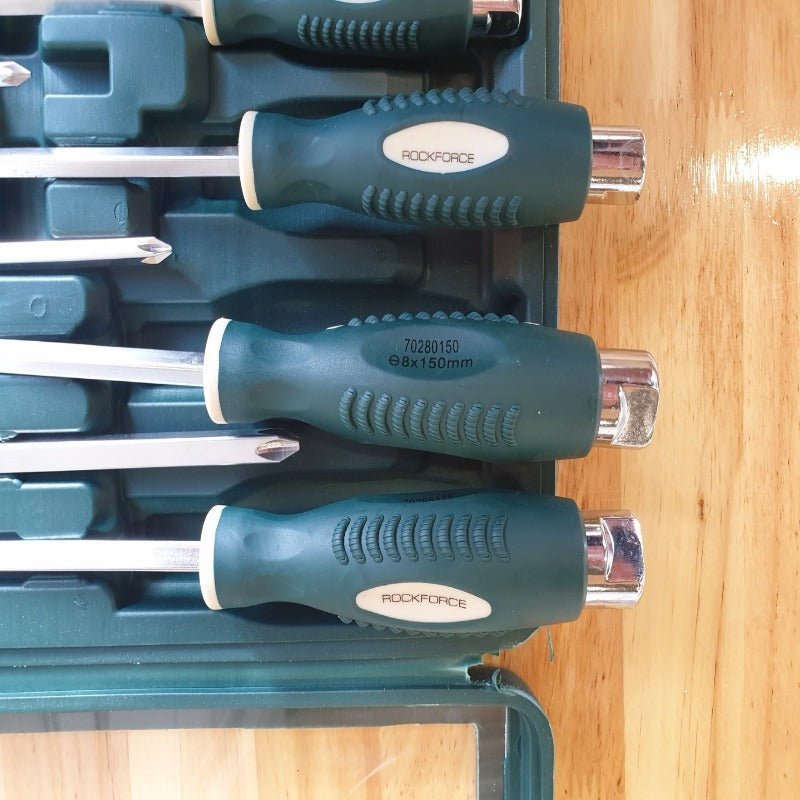 Slagskruvmejselsats "Profi" slagbar, 10 delar - Forsage Sweden