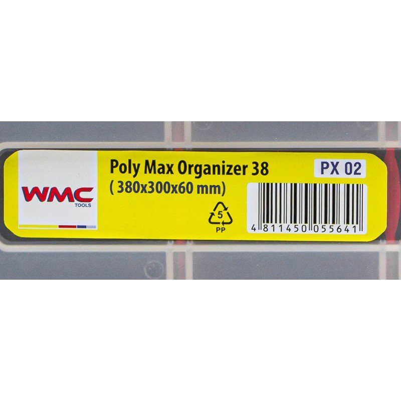 Sortimentlåda 18 fack, 380x300x60mm - Forsage Sweden