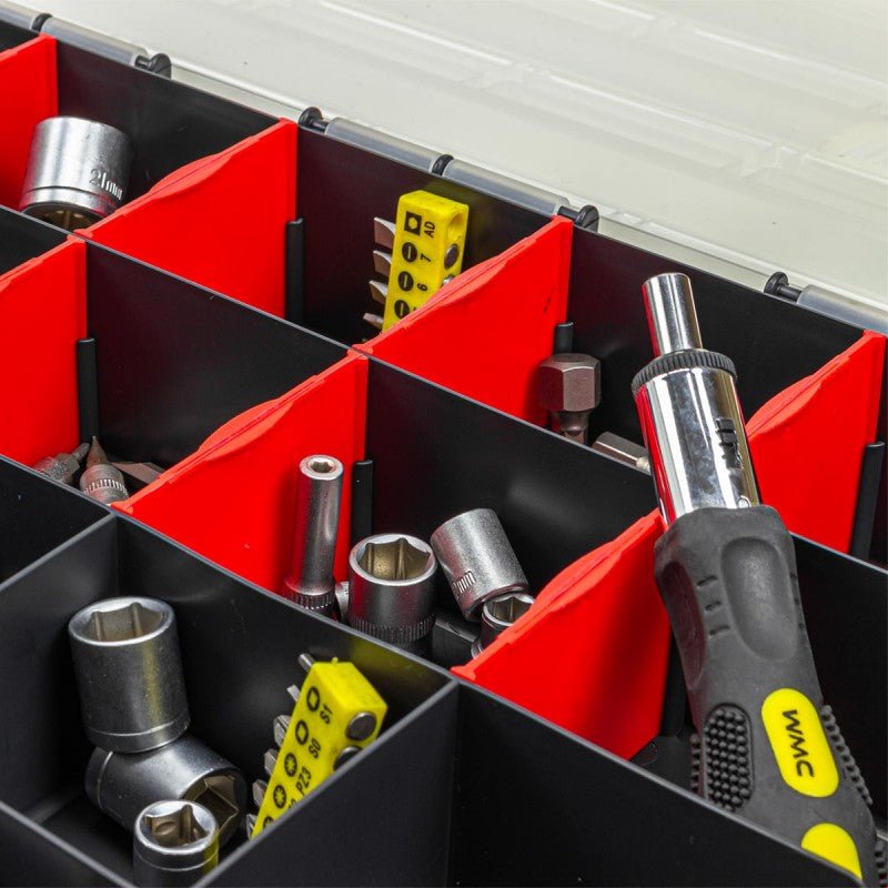 Sortimentlåda 18 fack, 470x373x80mm - Forsage Sweden