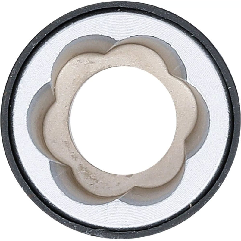 Spiralprofil-hylsa för hjulbult 17-21 mm med yttre sexkant